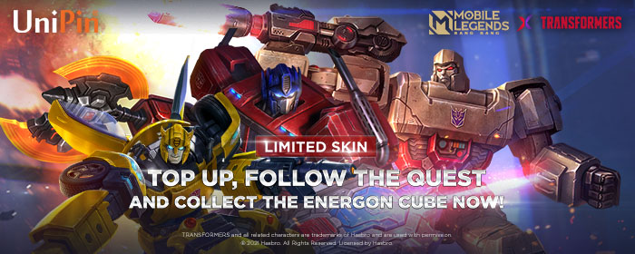 MLBB x Transformer is here! Top up MLBB Diamonds only on UniPin!